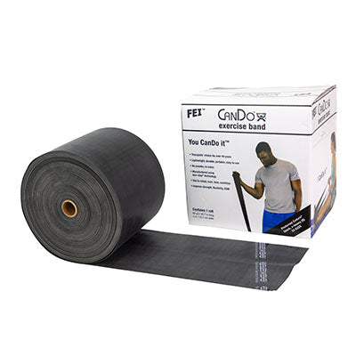 CanDo® Low Powder Exercise Band Rolls