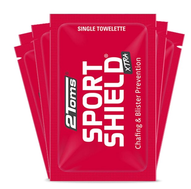 2Toms Sportshield Xtra Anti Chafing Towelettes, 6-Pack