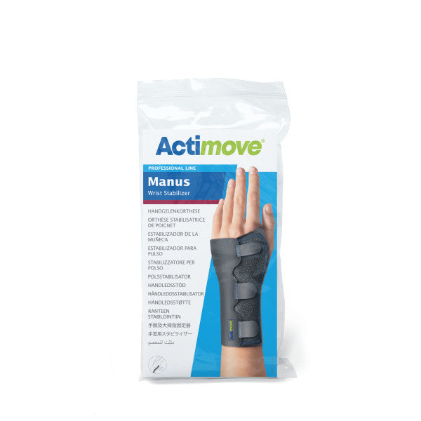 Actimove Manus Wrist Stabilizer, Right/Left, Black