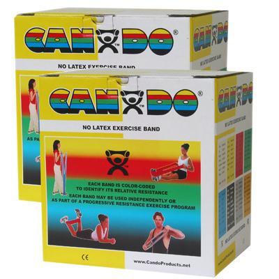 CanDo Latex Free Exercise Band Rolls