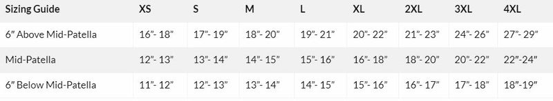 Corflex 13" Knee Sleeve w/Hinge 3/16", Op Pop