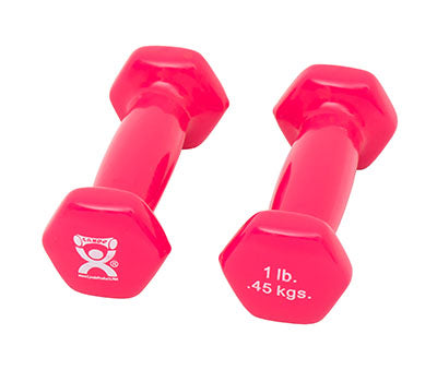 CanDo Vinyl Coated Dumbbells