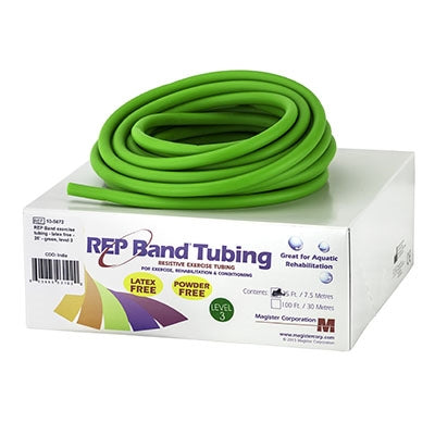 REP Band Resistive Exercise Tubing, Latex Free