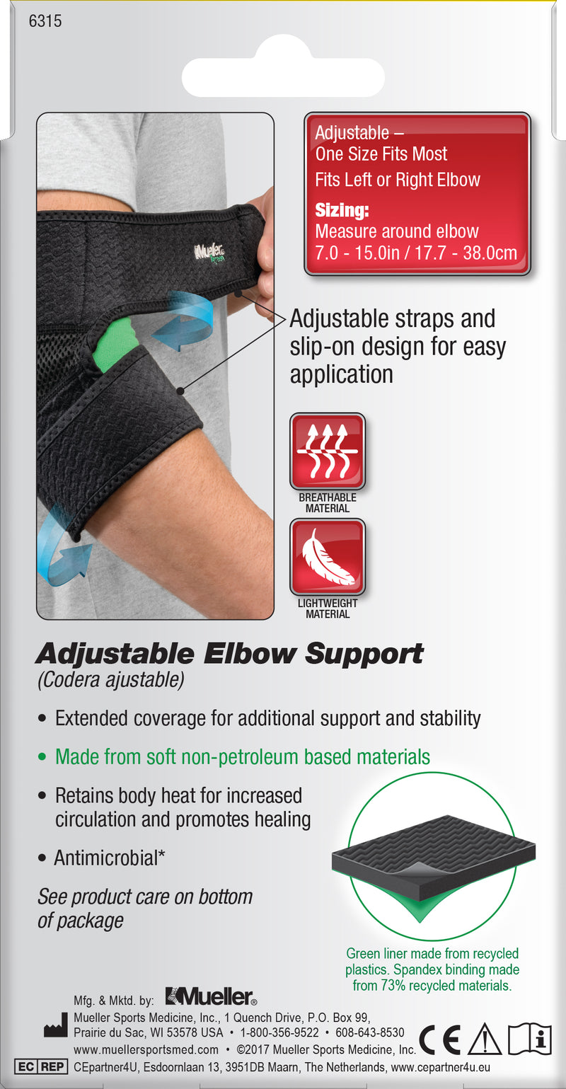 Mueller Green Adjustable Elbow Support