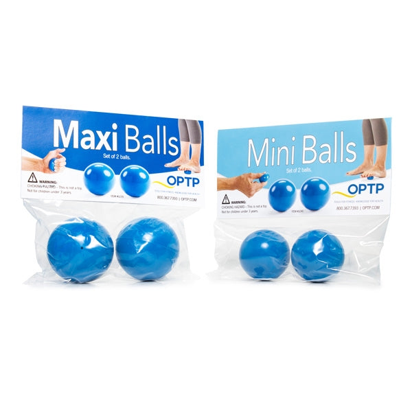 OPTP Mini 40 mm or Maxi 55 mm Balls, Pair